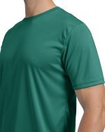 KEFITEVD Men's Short Sleeve Sun Protection Shirts Quick Dry UPF 50+ Rashguard Workout Fishing Swimming Athletic T-Shirts - Image 9